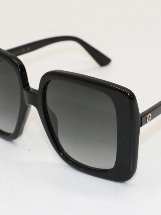 Gucci GG1314S 001 Gradient Sunglasses 55-19-140 - Shiny Black main image 13